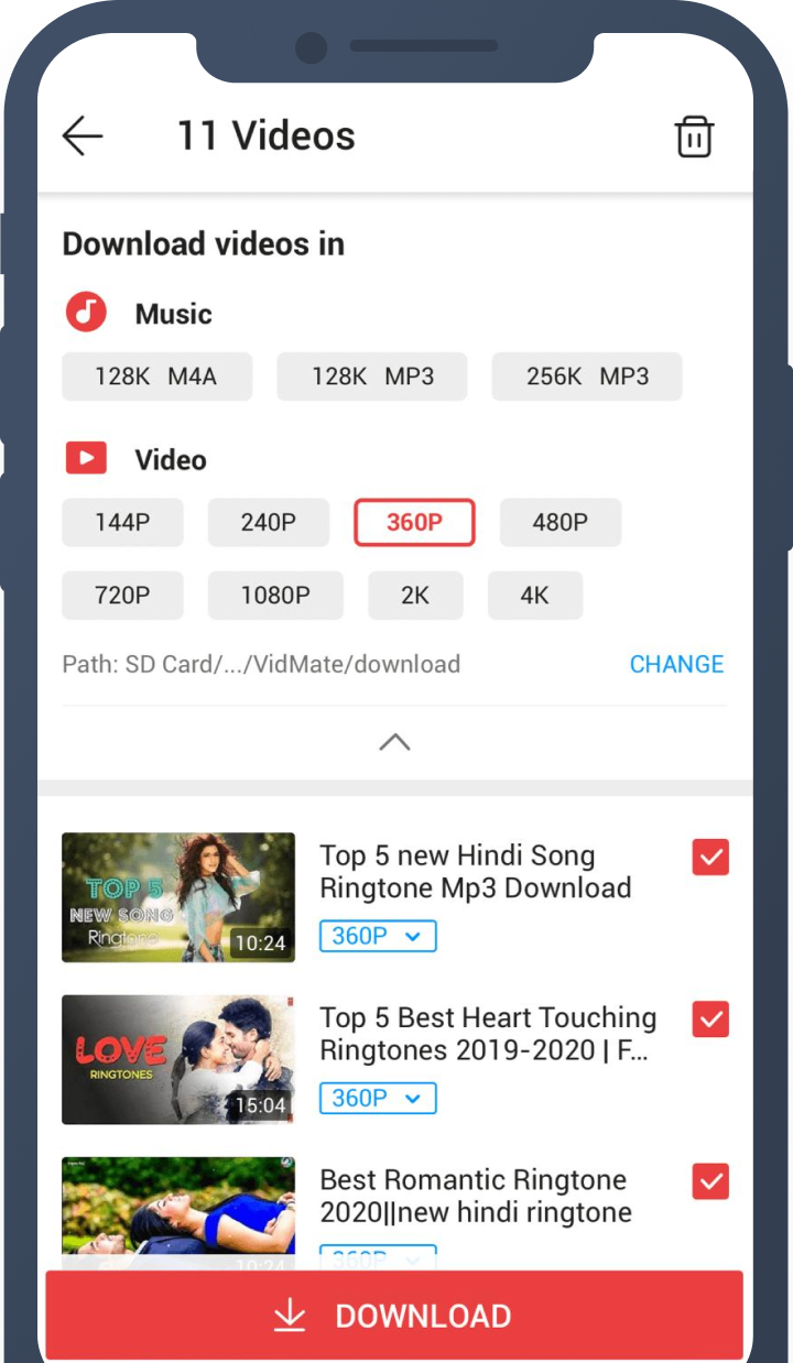 vidmate apk download latest version